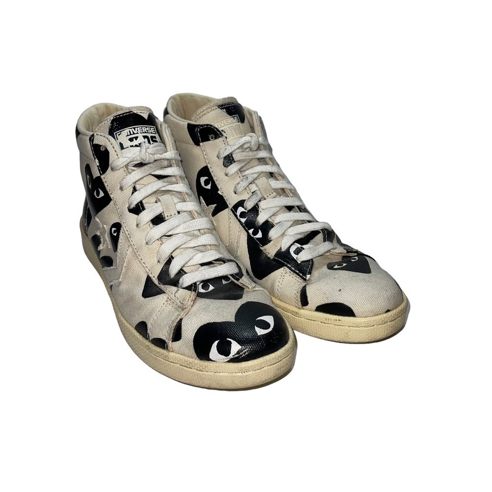 Converse Converse Comme Des Garcon Play Hi Tops Converse Men Shoes Size 9 - Picture 3 of 10
